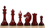 MADE IN AMERICA KNIGHT REDWOOD 4" chess pieces