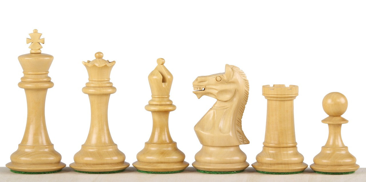 Potish Head Ebony 3.75 inch chess pieces - Potish Head Ebony 3.75 inch chess pieces