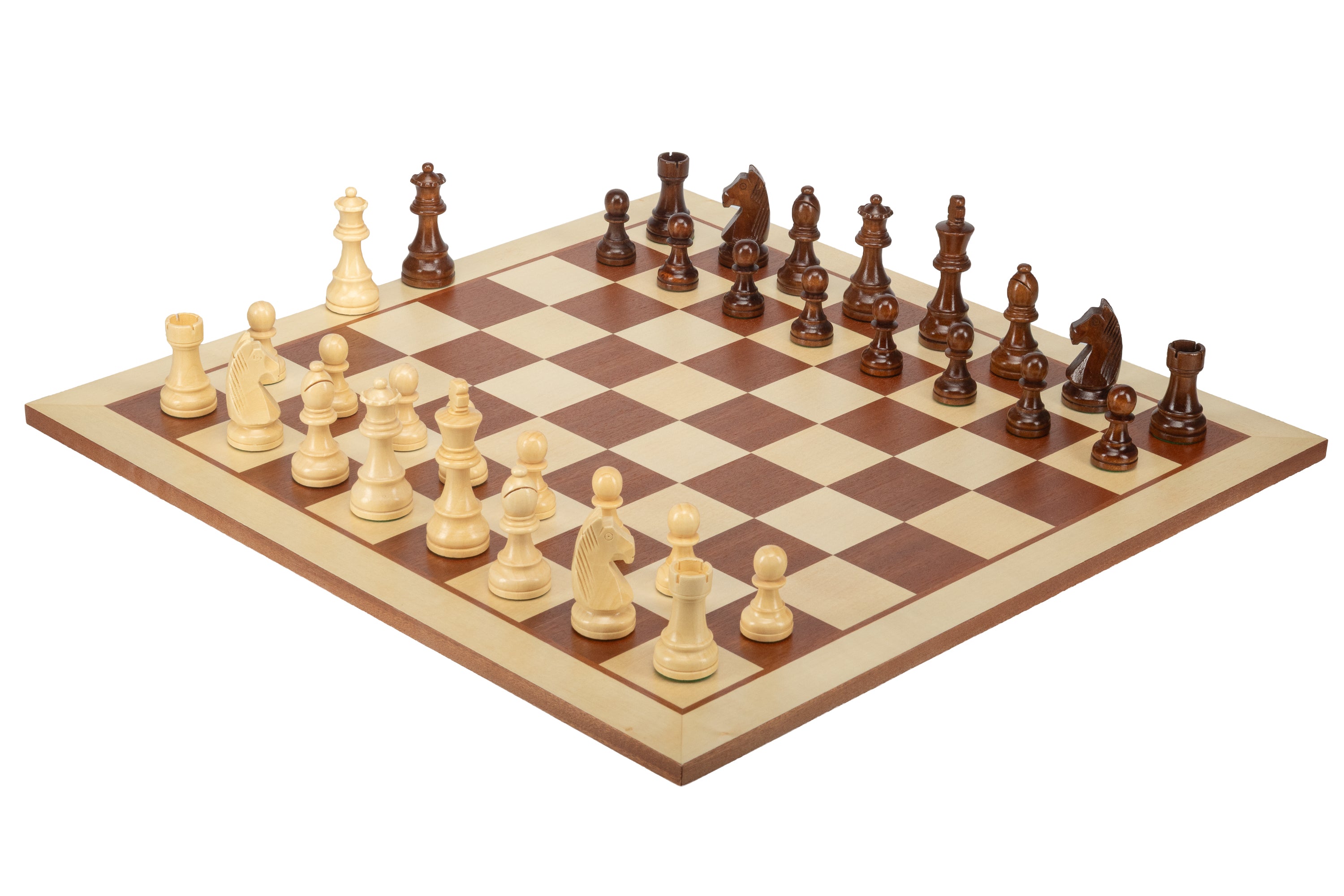 Juego de ajedrez «German» | Rey de 98 mm | Casilla de 58 mm | De madera - Juego de ajedrez «German» | Rey de 98 mm | Casilla de 58 mm | De madera
