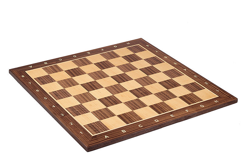 No6 Sapele-Schachbrett + 3.75" Französische Akazienfiguren - No6 Sapele-Schachbrett + 3.75" Französische Akazienfiguren