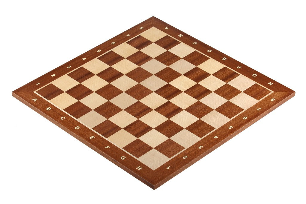 Schachbrett Nr.6,Maße 540x540x14mm,mit beschreibung,mahagoni farbe,intarsien,feld 58mm - Schachbrett Nr.6,Maße 540x540x14mm,mit beschreibung,mahagoni farbe,intarsien,feld 58mm