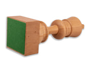 Schachpokal aus Holz - Weißer König