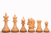 Korinthische 4,25'' Schachfiguren aus Ebenholz