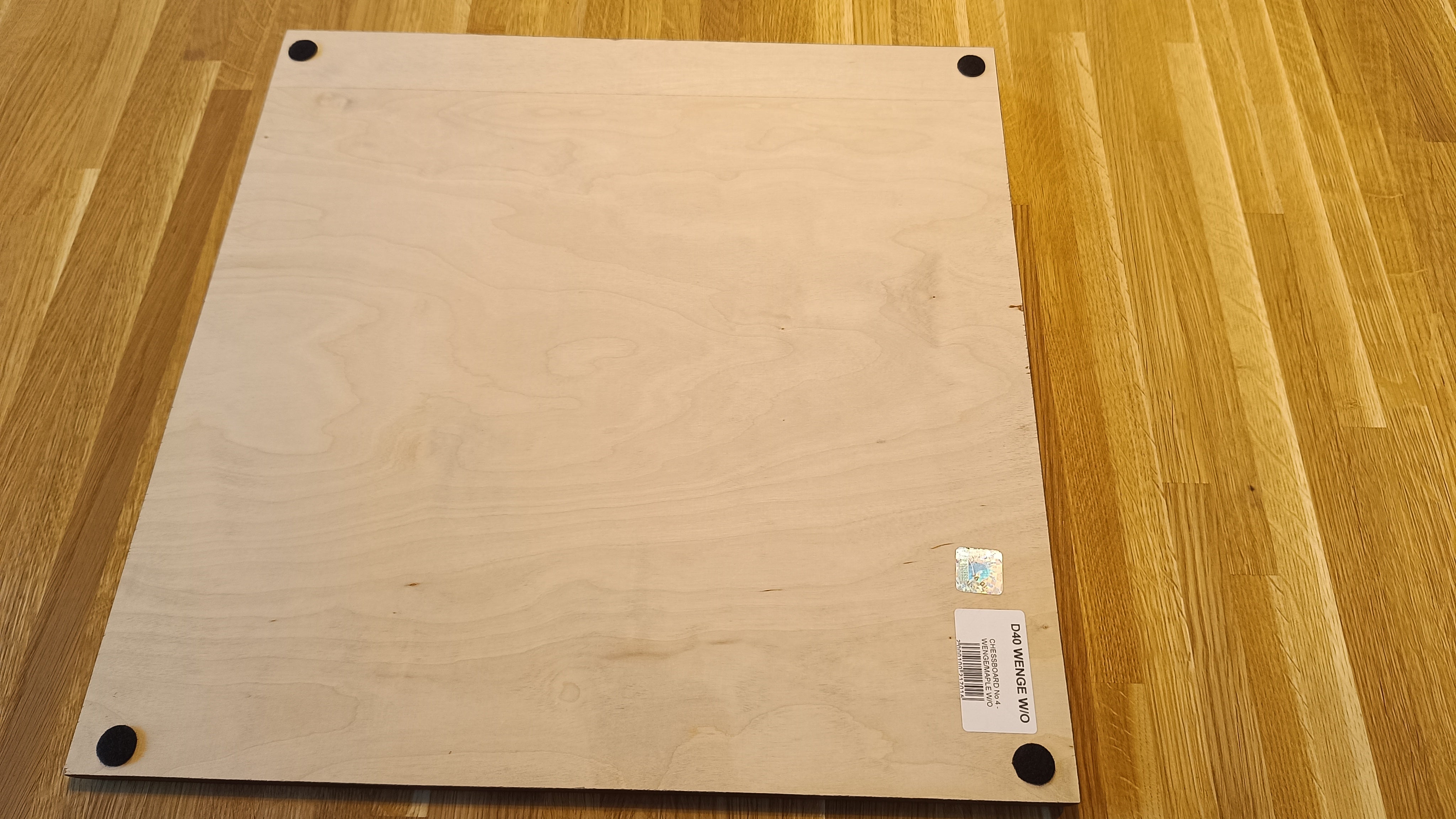 SCHACHBRETT Nr. 4 - WENGE/AHORN OHNE - 5b98c58b3f4408f1b69e1c9eb8246c42