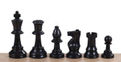 Staunton no 4 plastic chess pieces, unweighted