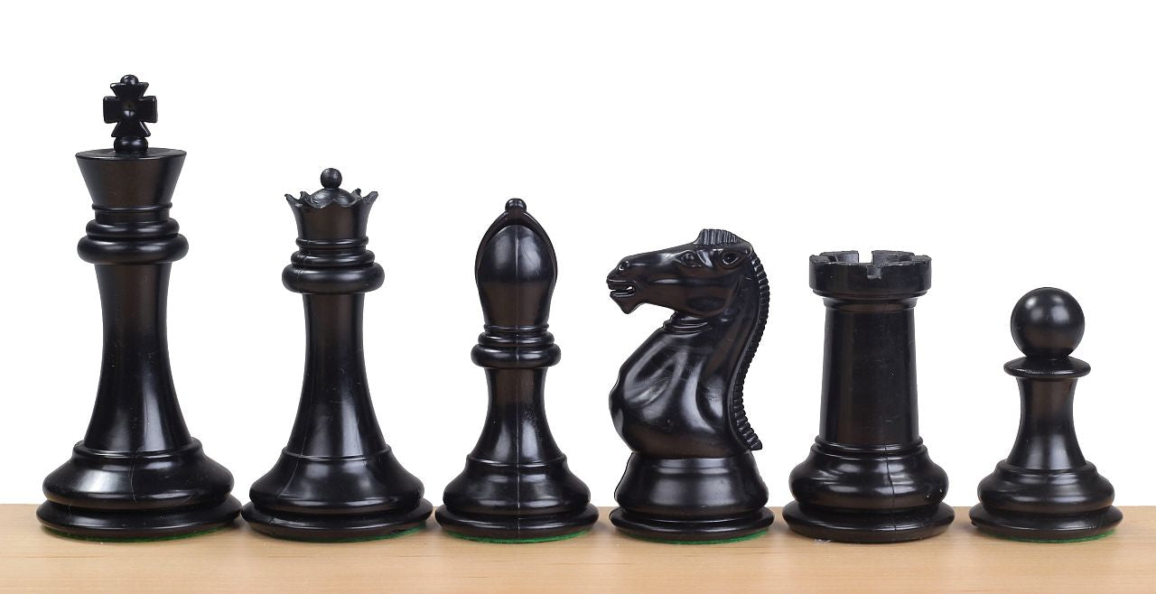 Chess Pieces Plastic 4"(102mm) weighted - Chess Pieces Plastic 4"(102mm) weighted