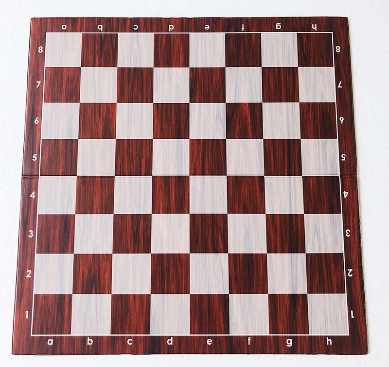 Kunststoff-Klappschachbrett Nr. 6 (57 mm Feld) - Holzimitation - ebfca8cf03a73ebc118142f23e4f8770