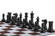 Roll-up chessboard No. 6 (51 cm), non-slip underside