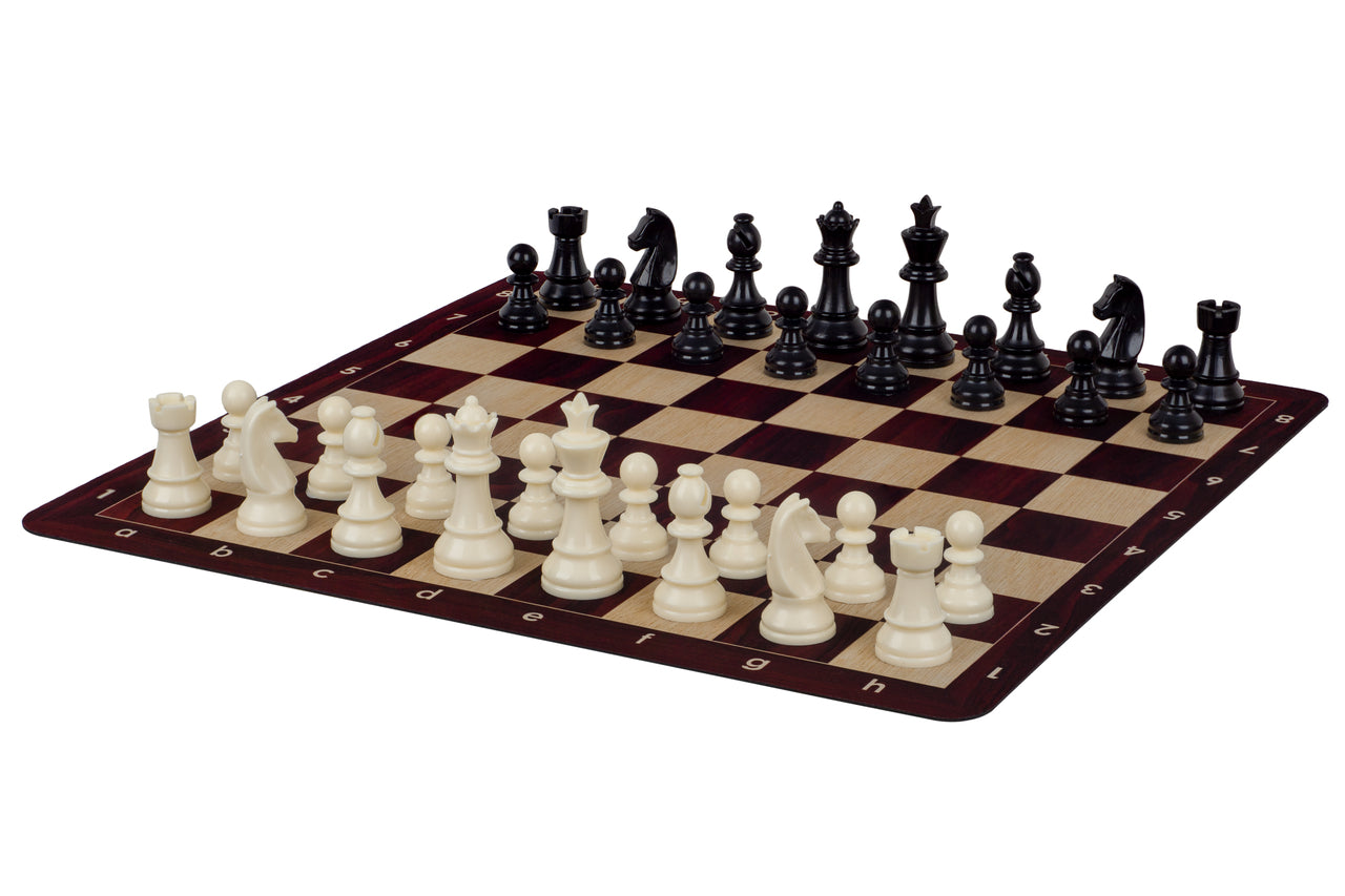 Aufrollbares Schachbrett Nr. 6 (51 cm), rutschfester MAHOGANY-Boden - a487795d72dd86519378098fc72c805b