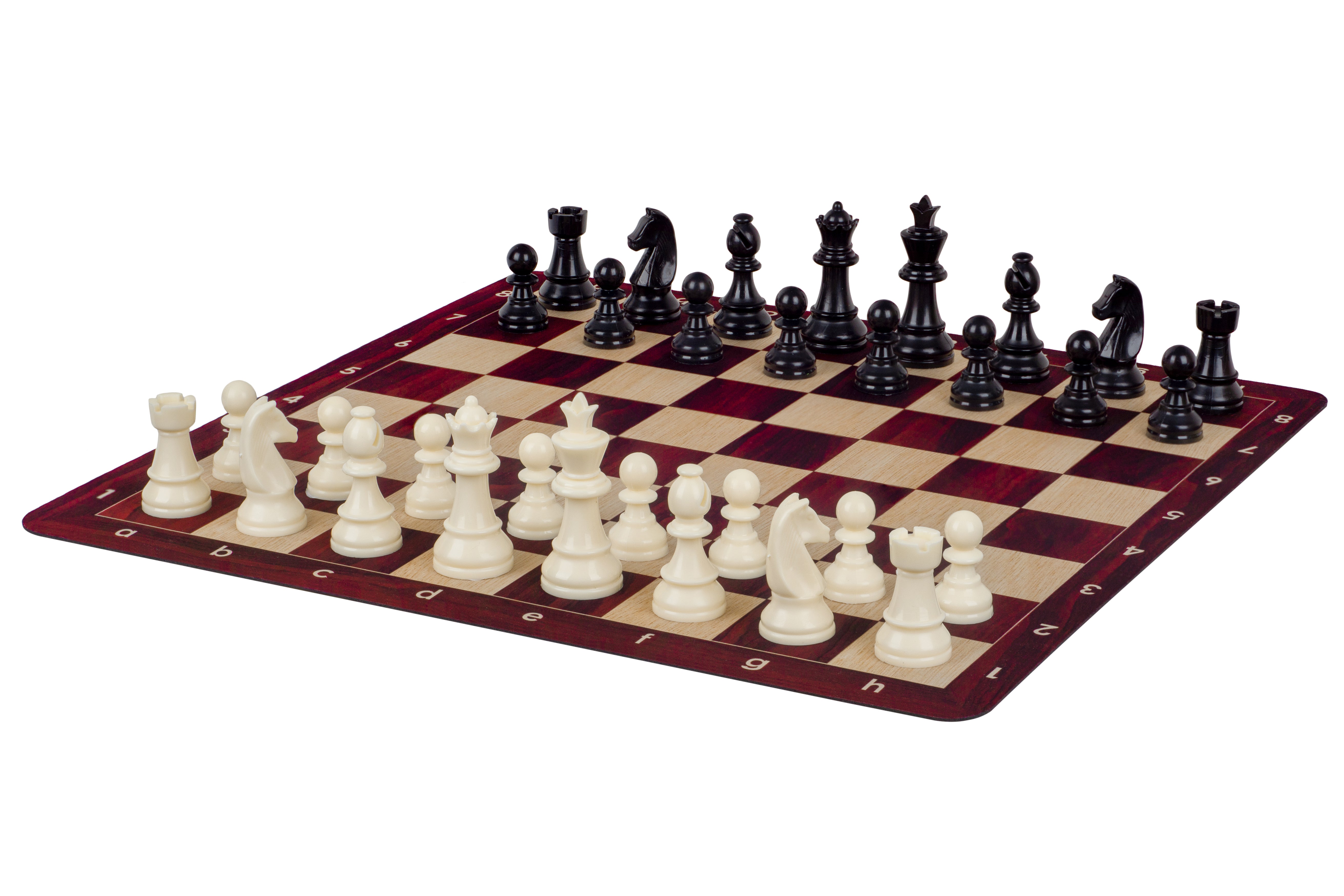 Aufrollbares Schachbrett Nr. 6 (51 cm), rutschfester MAHOGANY-Boden - 2cbeea2e852b3d969ff9965c86d3fa65