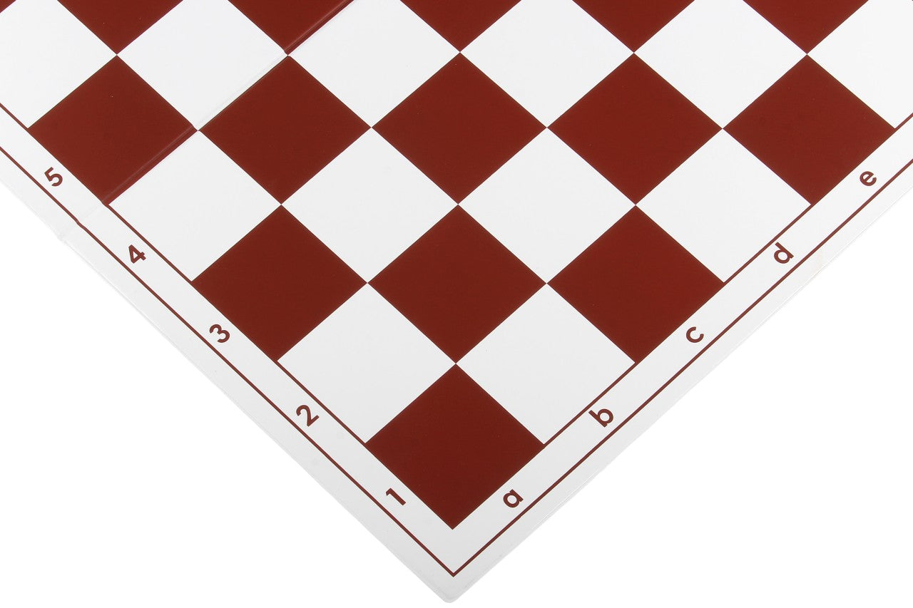 Kunststoff-Faltschachbrett Nr. 6, weiß und rot - Kunststoff-Faltschachbrett Nr. 6, weiß und rot