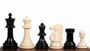Kleines Schach- und Damespiel für draußen / Garten (König 20 cm) - Figuren + Schachfiguren + Schachbrett