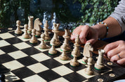 Holzschachspiel Consul Schwarz (48x48cm)