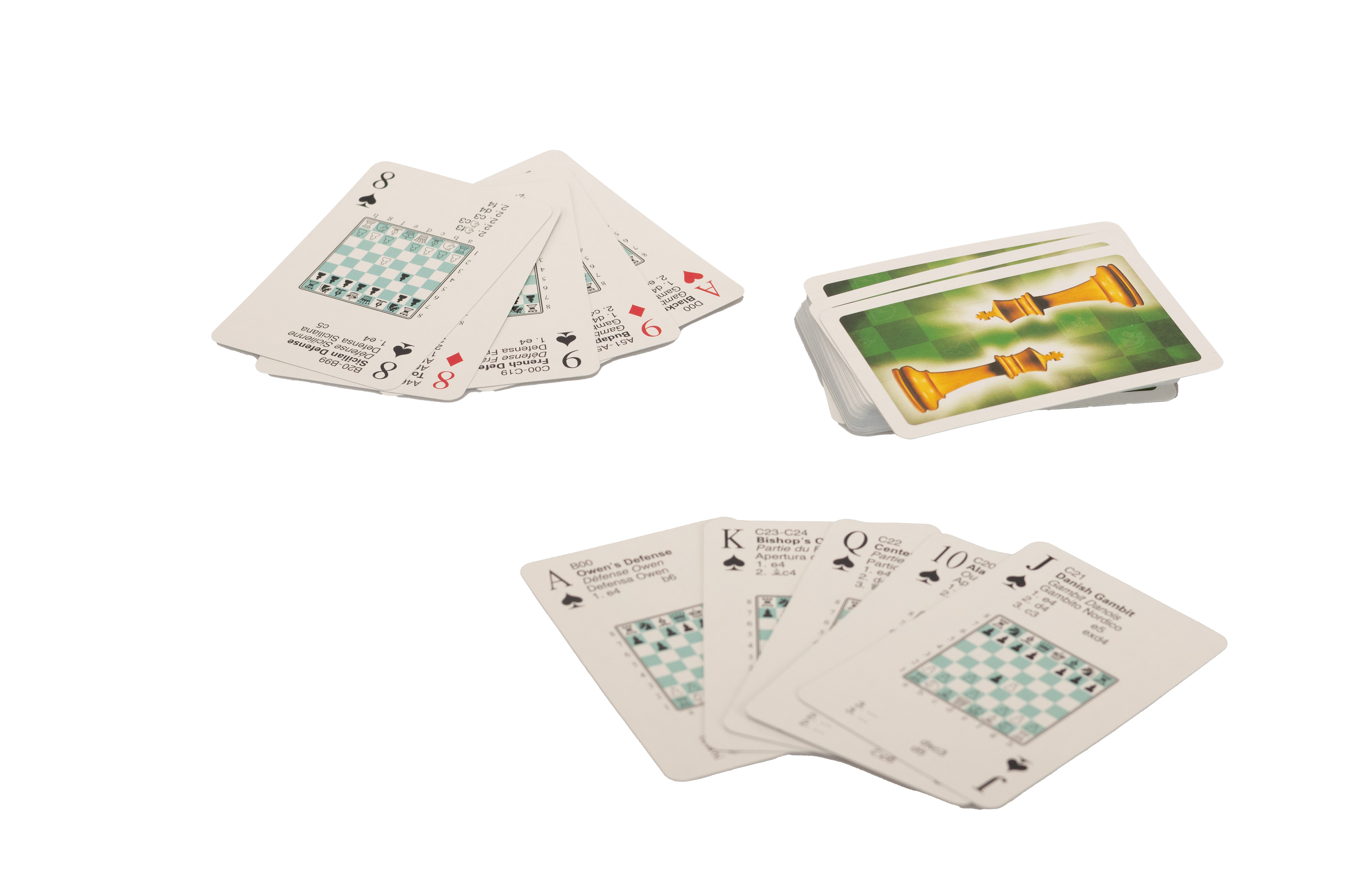 Schachspielkarten - finden Sie die beliebtesten Debüts heraus! - Schachspielkarten - finden Sie die beliebtesten Debüts heraus!
