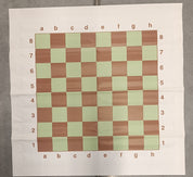 Tablero de damas magnético de doble cara con columnas de 81 x 81 cm