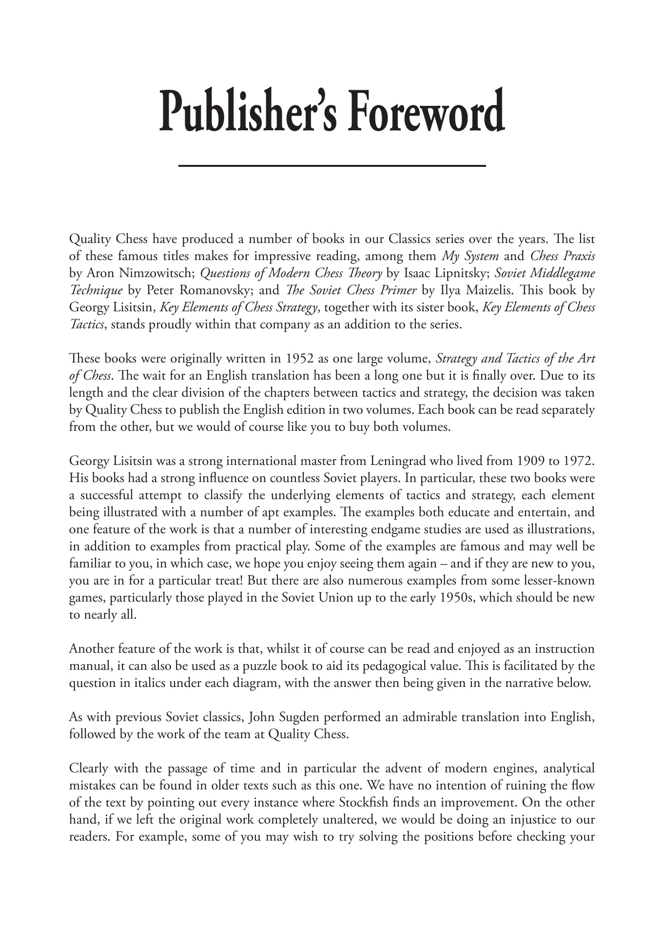 Key Elements of Chess Strategy by Georgy Lisitsin - 341664379076b48fc323cbfdfc3e03f5