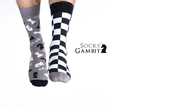 Calcetines de ajedrez Nanushki - talla 44-46