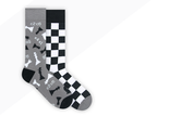 Calcetines de ajedrez Nanushki - talla 40-43