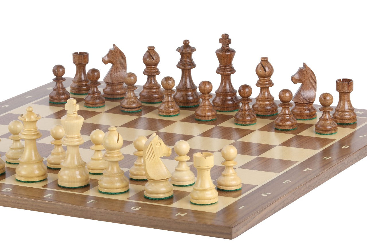Tournament chess set No. 6 - 58mm board + German Knight 3.75" pieces - aac55319febb8c7509c6fc5085edf482