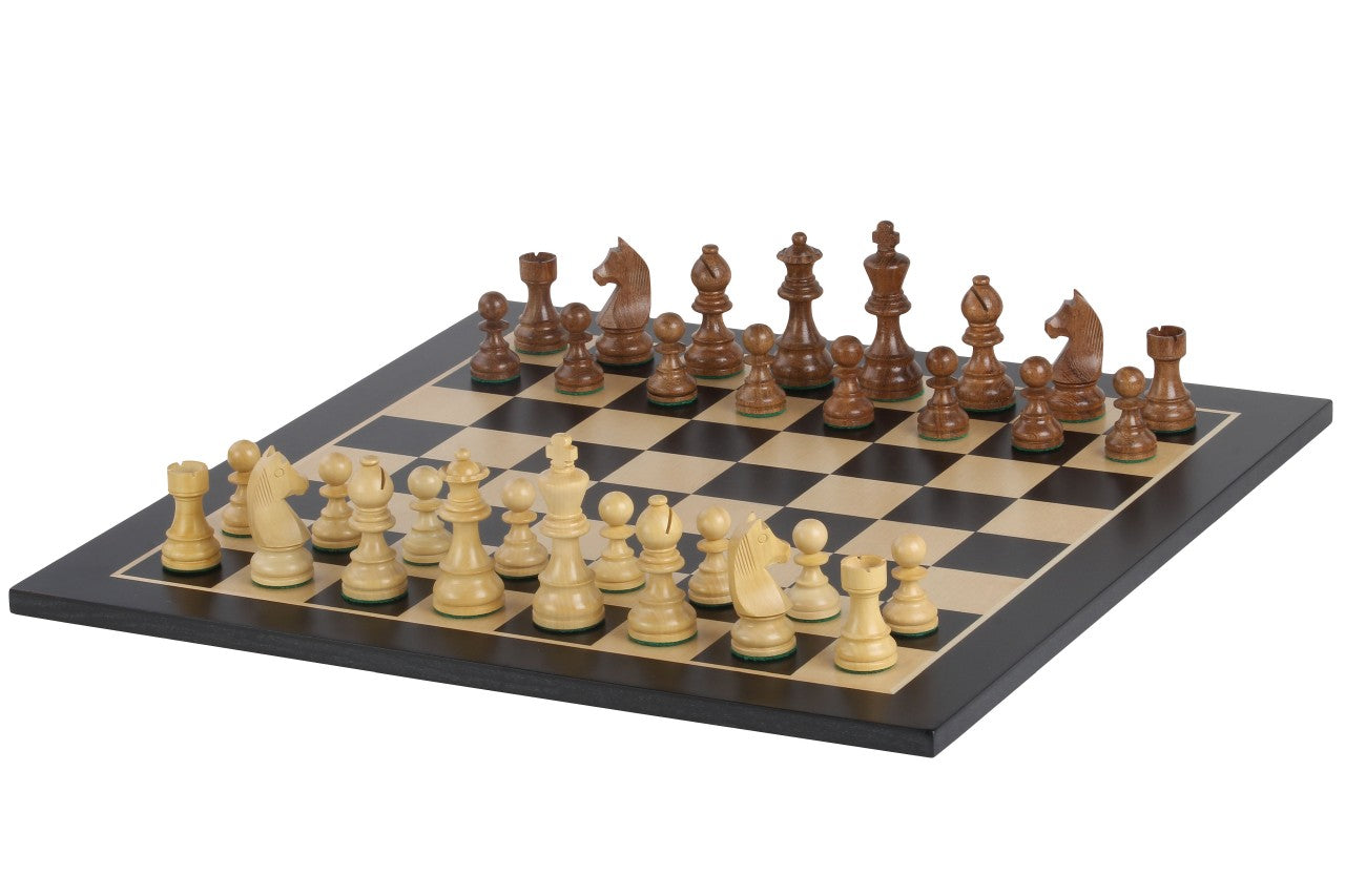 Tournament chess set No. 6 - 58mm board + German Knight 3.75" pieces - bf4d8aa346b05959f7d08260f094bcbb