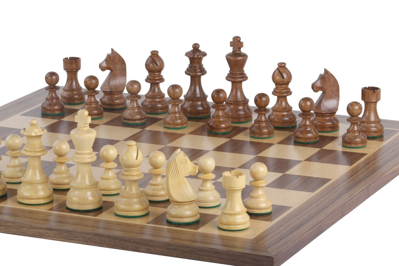 Tournament chess set No. 6 - 58mm board + German Knight 3.75" pieces - 6af5f9a6de5e04c79bb80404f9b4121b