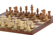 No5 Sapele-Schachbrett + 3,5" Französische Akazienholz-Stücke