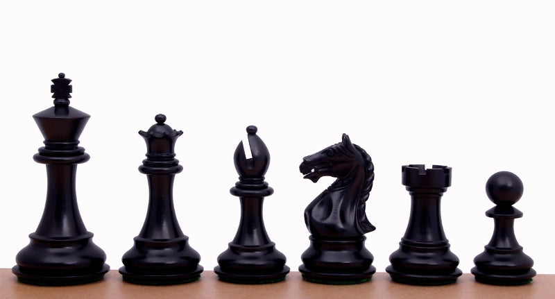 Supreme 3.5 inch Carved Wooden Chess Figures - Supreme 3.5 inch Carved Wooden Chess Figures
