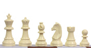 Staunton No. 3 plastic chess pieces (king 65 mm) for play and analysis