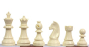 Staunton no 4+ plastic chess pieces, unweighted