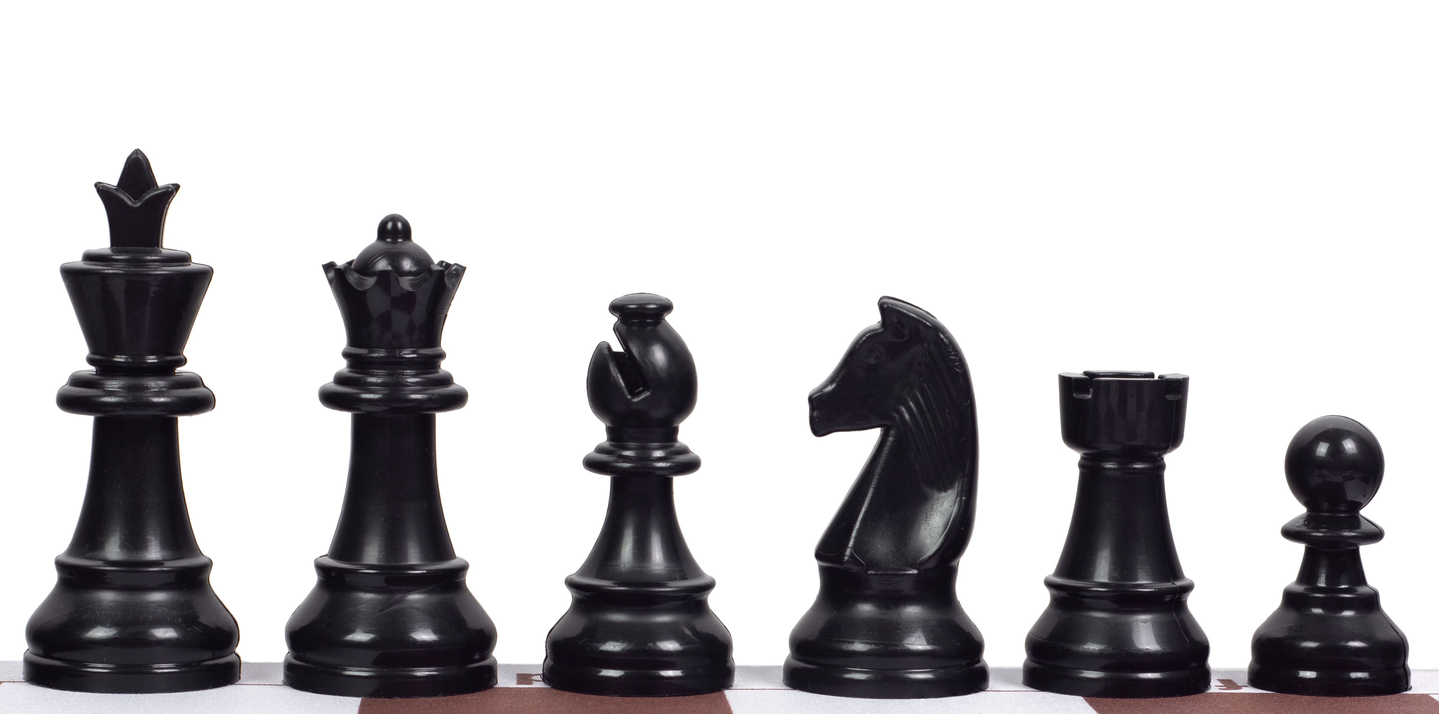 Staunton Schachfiguren, Kunststoff (König 85 mm) - dbc39e5ab18ce49662ffca90095c5dae