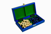 MAGNETIC Holzschach mini (20cm) - blau