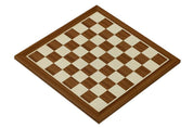 Holz-Schachbrett 38 mm - Mahagoni / Ahorn Intarsien