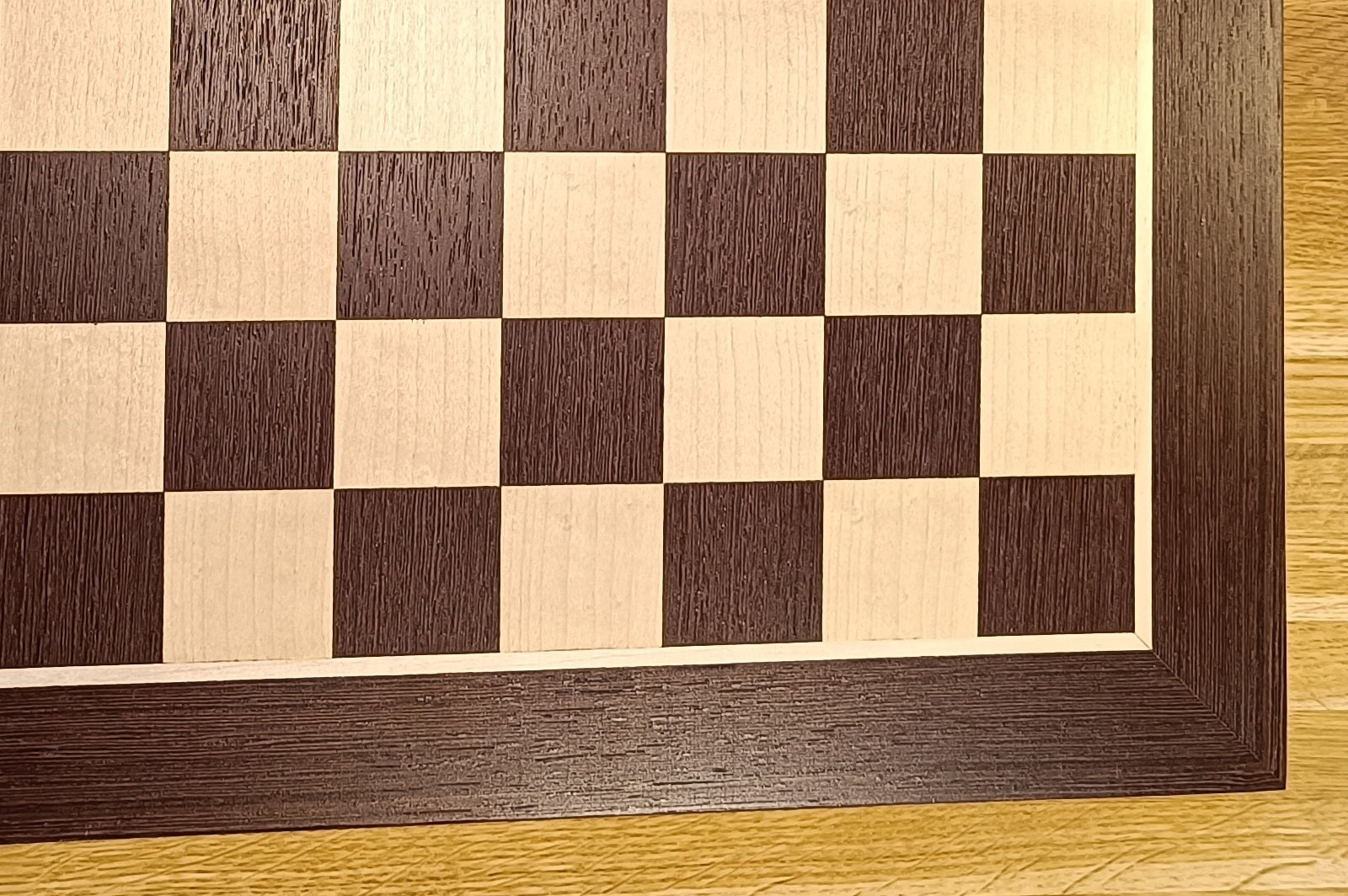 SCHACHBRETT Nr. 4 - WENGE/AHORN OHNE - SCHACHBRETT Nr. 4 - WENGE/AHORN OHNE