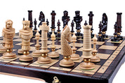 Royal Lux Large Schachspiel aus Holz (65 × 65 cm)