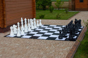 Kunststoff-Figuren für Freiluft-/Gartenschach (Königshöhe 90 cm)