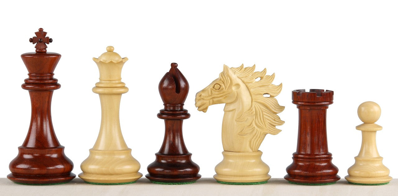 BAGGIO ROTHOLZ SCHACHFIGUREN 4 ZOLL - BAGGIO ROTHOLZ SCHACHFIGUREN 4 ZOLL