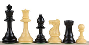 Club Staunton chess pieces No. 6, cream/black (king 96 mm)