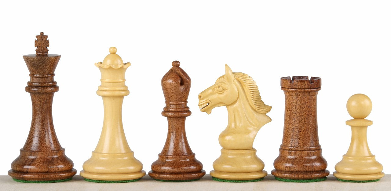 SCHACHFIGUREN DERBY AKAZIE 4 ZOLL - SCHACHFIGUREN DERBY AKAZIE 4 ZOLL