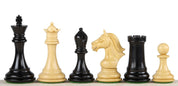 EBENHOLZ-DERBY-SCHACHFIGUREN 4 ZOLL