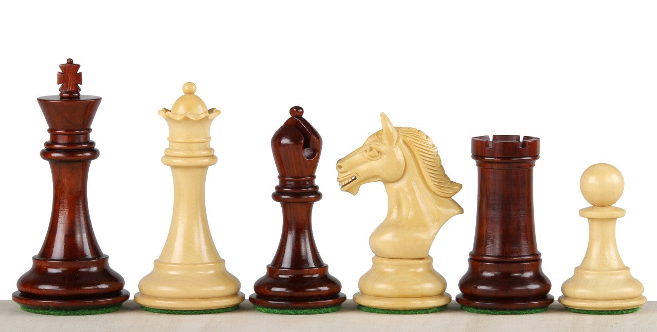 DERBY REDWOOD SCHACHFIGUREN 4 ZOLL - DERBY REDWOOD SCHACHFIGUREN 4 ZOLL