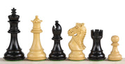 King's Bridal Ebony Chess Figures 3.75 Carved Wooden