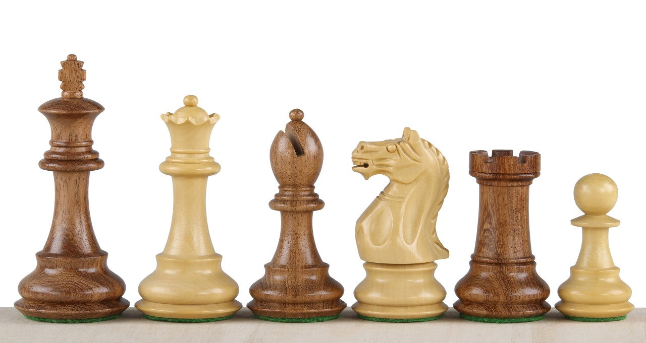 Oxford Acacia/Buckthorn Chess Figures 3.75 - Oxford Acacia/Buckthorn Chess Figures 3.75