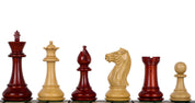 Pershing 4,25" Schachfiguren aus Rotholz
