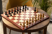 Fichas de ajedrez Queen's Gambit de 1957, de boj ebanizado, 3,75 pulgadas