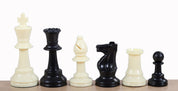 Staunton Chess Figures No.6, weiß/schwarz (König 96mm)