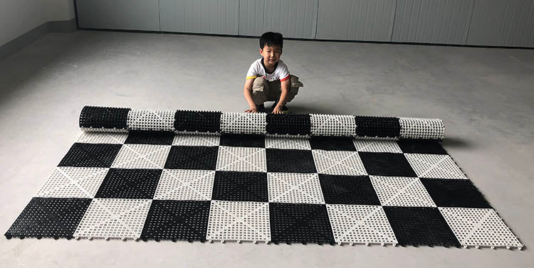 PVC Rubberized Giant Chess Board. 12'' squares - PVC Rubberized Giant Chess Board. 12'' squares