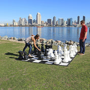 PVC Rubberized Giant Chess Board. 12'' squares