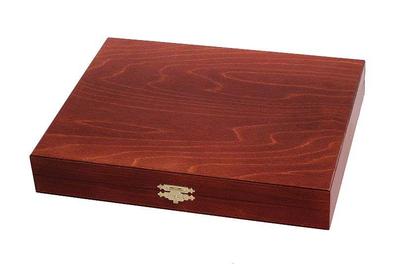 Holztablett Lux Brown für Figuren Nr. 5 - Holztablett Lux Brown für Figuren Nr. 5