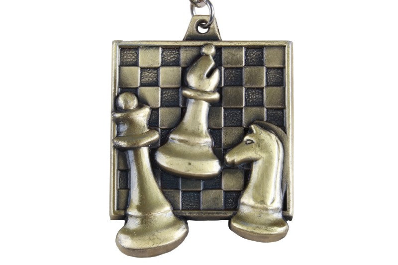 Chess Award - Square Medal Gold - Chess Award - Square Medal Gold