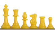 Gelbe Schachfiguren Nr. 6